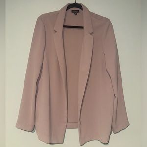 Topshop Dusty Rose Pink Flowy Blazer